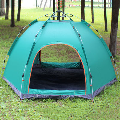 Travel Big 170T polyester Lều cắm trại có thể gập lại Lục giác màu xanh lá cây cho bóng râm trên bãi biển