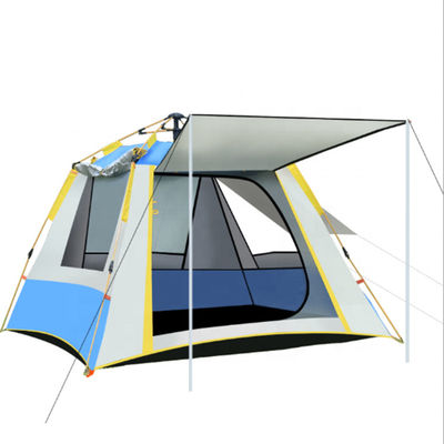 Lều cắm trại gia đình chống thấm nước PU 190T Lều cắm trại ngoài trời cho 3-4 người