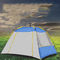 Lều cắm trại siêu nhẹ màu xanh Dễ dàng dựng lều với túi đựng cho 4 mùa