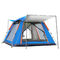 Lều cắm trại bằng sợi thủy tinh chống gió cực 240x240x156cm 3 4 người 1 phòng ngủ