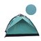 Lều cắm trại một lớp 2 3 người ngoài trời Chống tia cực tím Màu xanh lục đậm