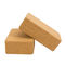 Gạch Yoga bằng gỗ không trượt Eco bằng gỗ Mật độ cao Khối nút 2 gói