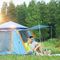 Lều bật lên dành cho gia đình 2-3 người không thấm nước, Lều cắm trại 10S có mái che nắng