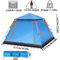 Cắm trại ngoài trời Đi bộ đường dài Mái vòm Lều mở tự động Cửa đôi với Túi du lịch mang theo